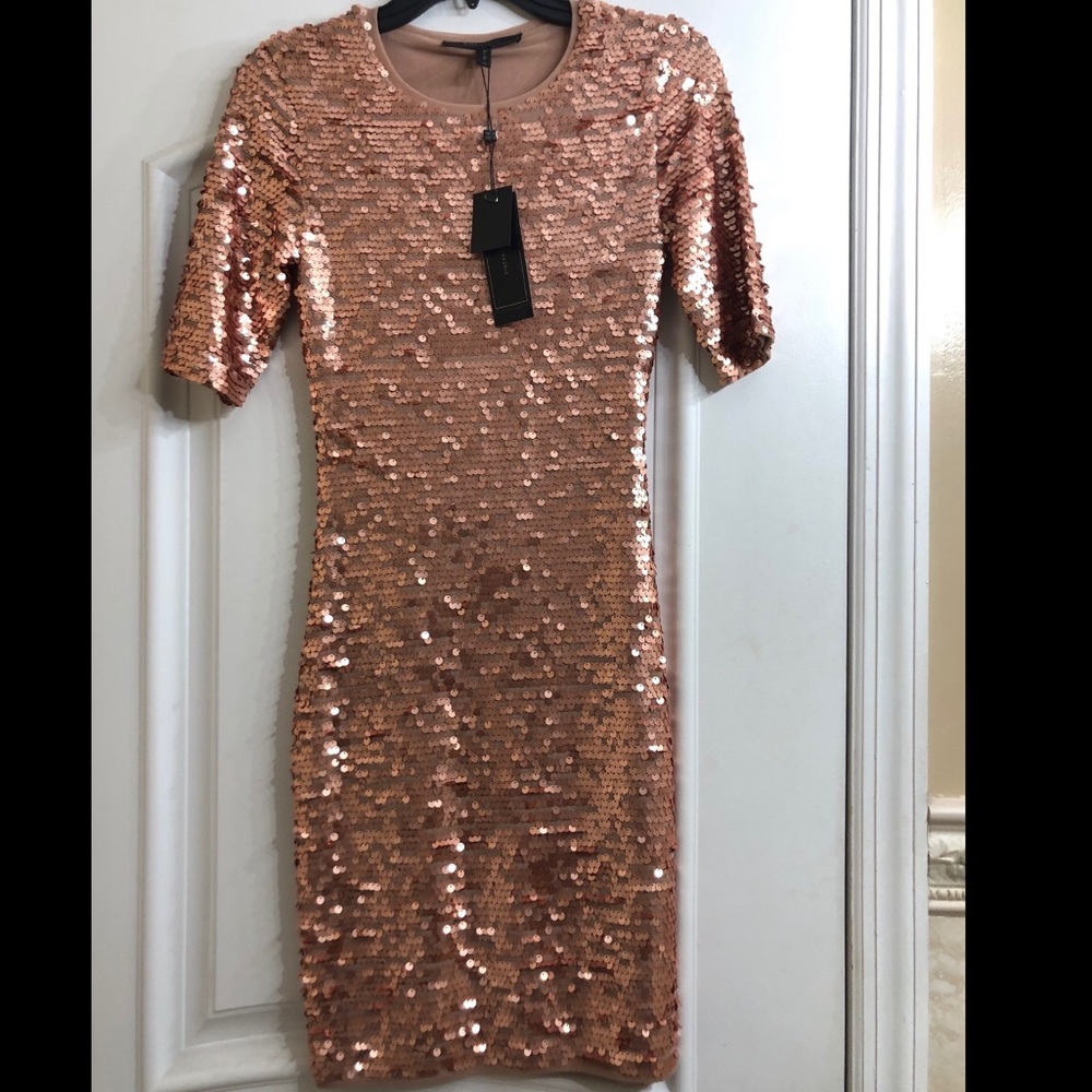 Bcbg sequins dress -size XS NWT